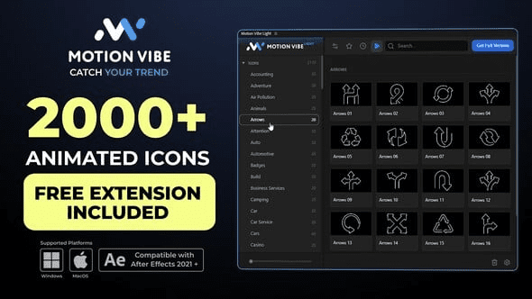 Videohive Animated Icons Pack | Free Extension for After Effects Included 63293687 13 Videohive Animated Icons Pack | Free Extension for After Effects Included 63293687