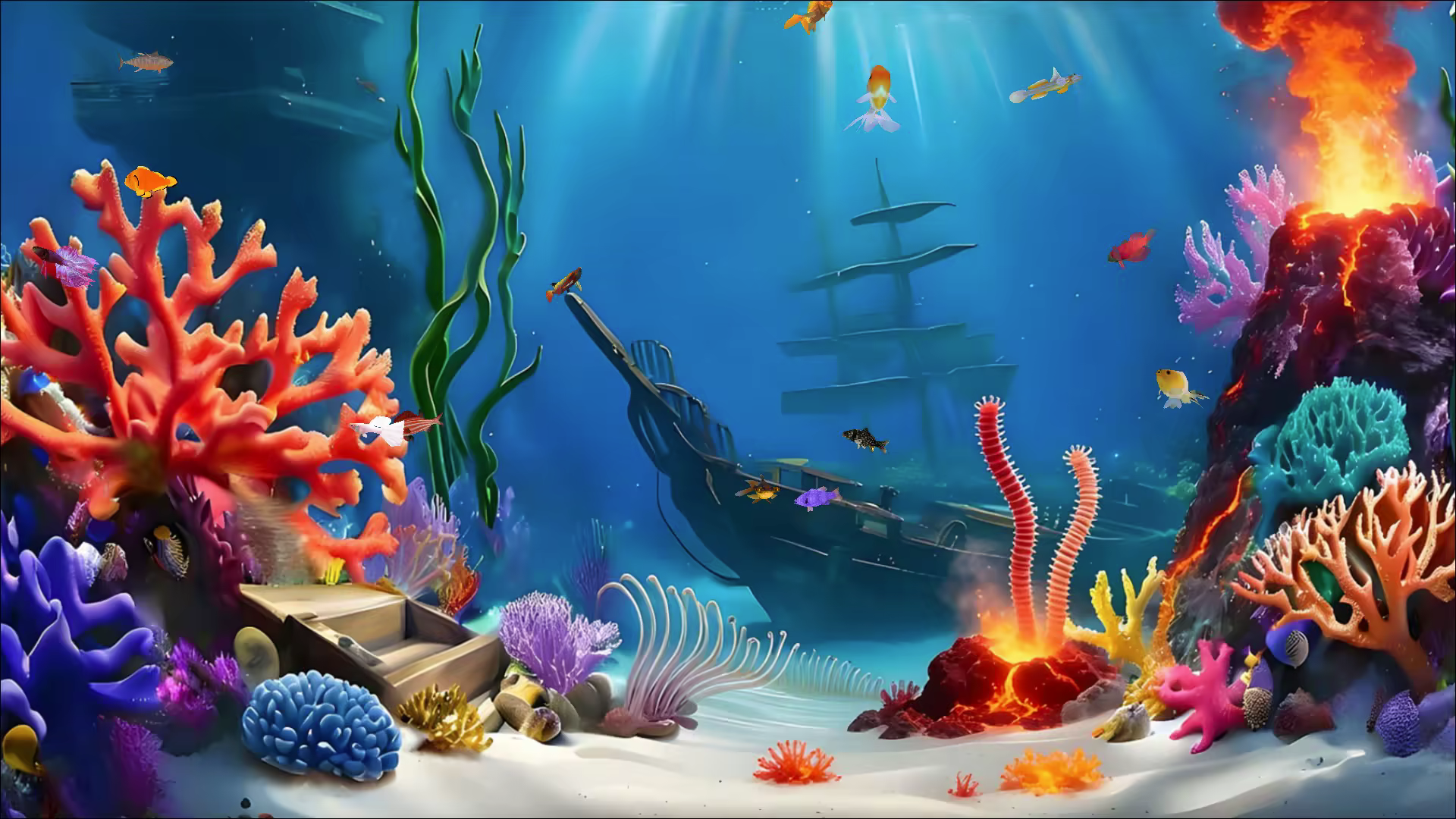 AI Aquarium Screensaver 1.4.1 – حوض أسماك واقعي بالذكاء الاصطناعي لشاشتك 11 AI Aquarium Screensaver 1.4.1 – حوض أسماك واقعي بالذكاء الاصطناعي لشاشتك