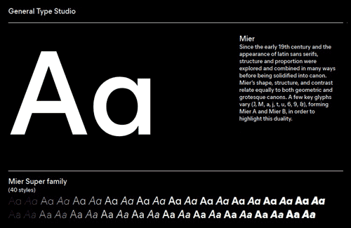 تحميل عائلة الخطوط الفاخرة Mier Super Font Family بقيمة 650$ | 40 أسلوباً احترافياً مجاناً