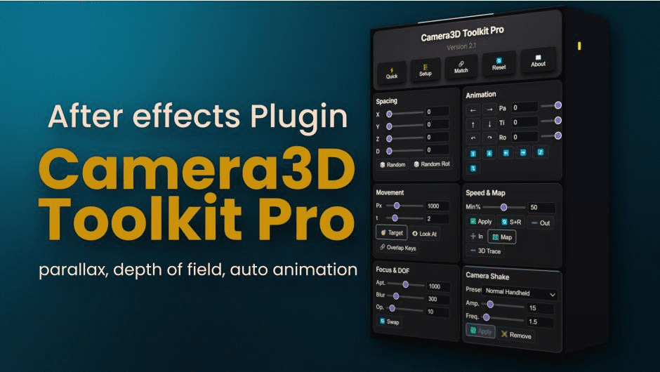 تحميل Aescripts Camera 3D Toolkit Pro v3.5 كامل لبرنامج After Effects 9 تحميل Aescripts Camera 3D Toolkit Pro v3.5 كامل لبرنامج After Effects