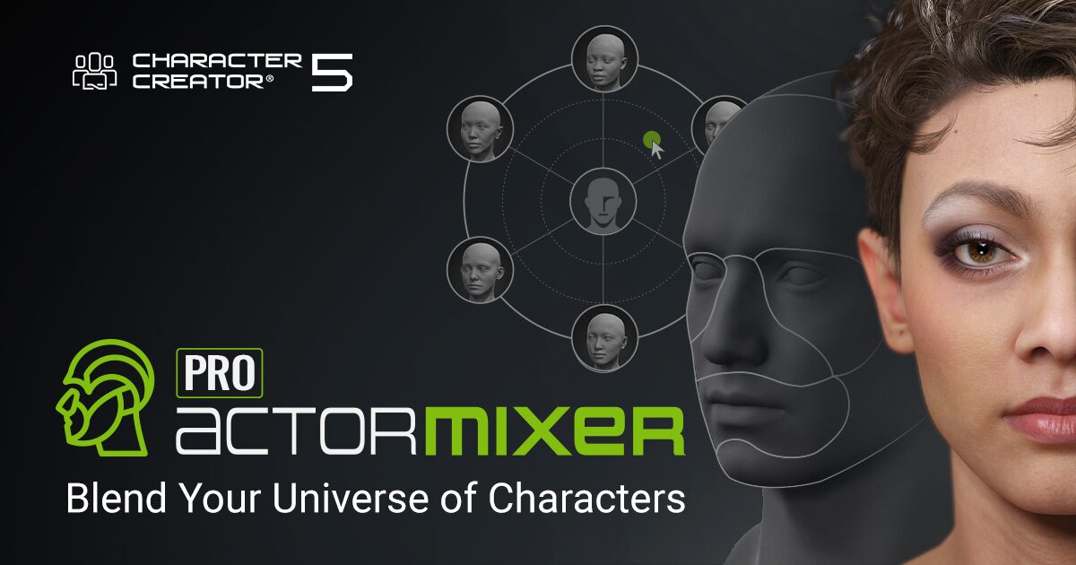 ActorMixer Pro v1.0 for Character Creator 5 9 ActorMixer Pro v1.0 for Character Creator 5
