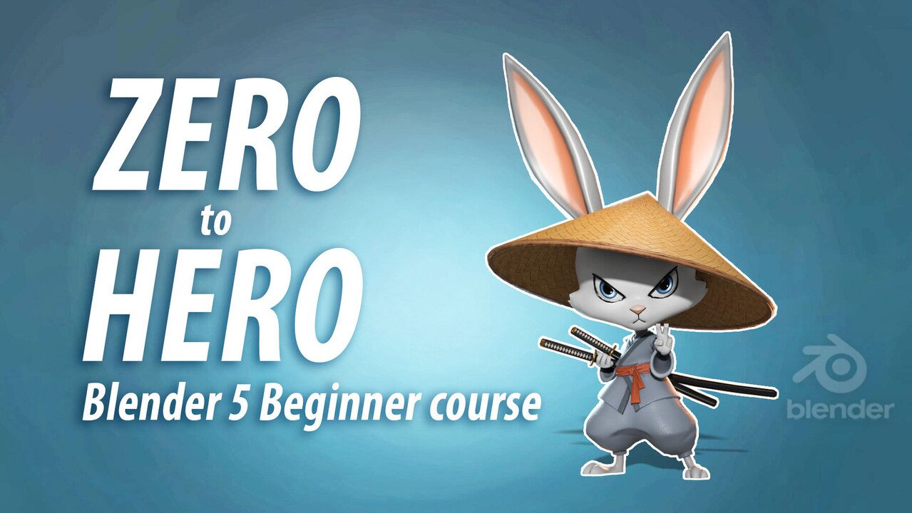 Artstation - Zero to Hero - Blender 5 beginners course - Nikolay Naydenov