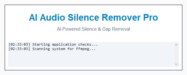 تحميل برنامج حذف الفراغات والصمت من الصوت AI Audio Silence Remover Pro 1.0.0 كامل