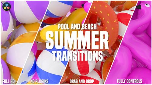 Summer Beach Pool Party Transitions DaVinci Resolve - DKGBYS9 15 Summer Beach Pool Party Transitions DaVinci Resolve - DKGBYS9