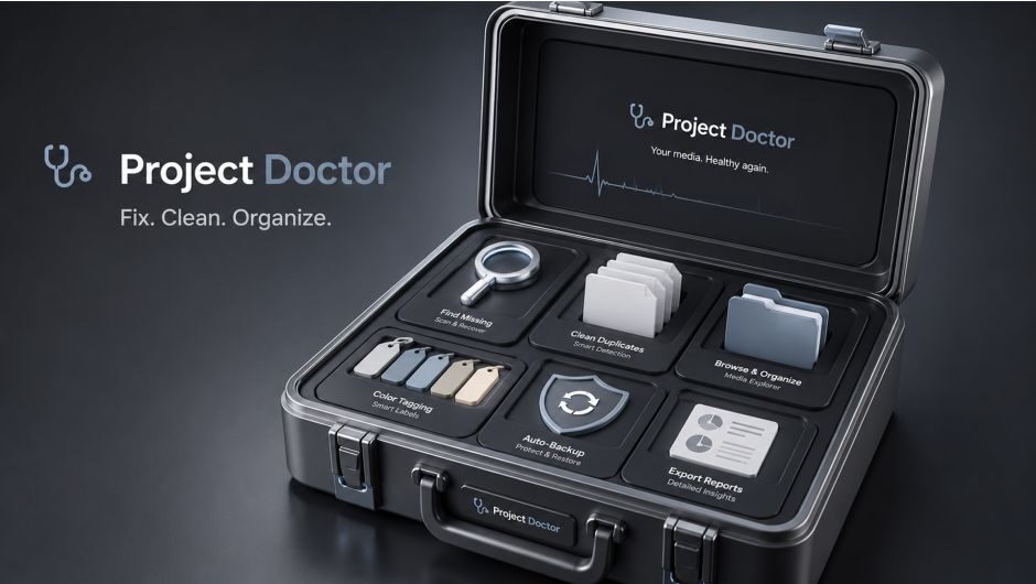 Aescripts Project Doctor v1.0 3 Aescripts Project Doctor v1.0