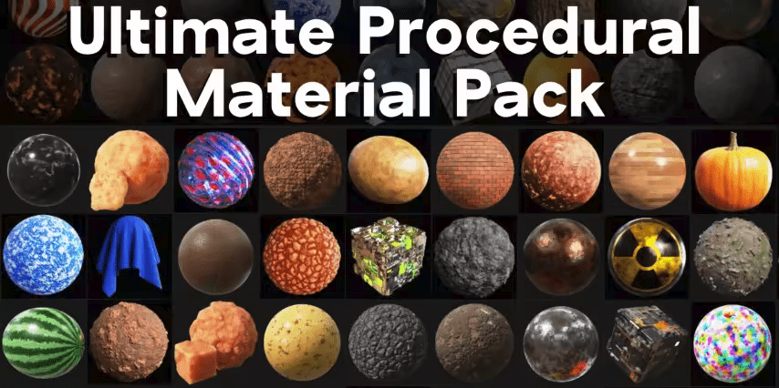 Ultimate Blender Procedural Material Pack 7 Ultimate Blender Procedural Material Pack