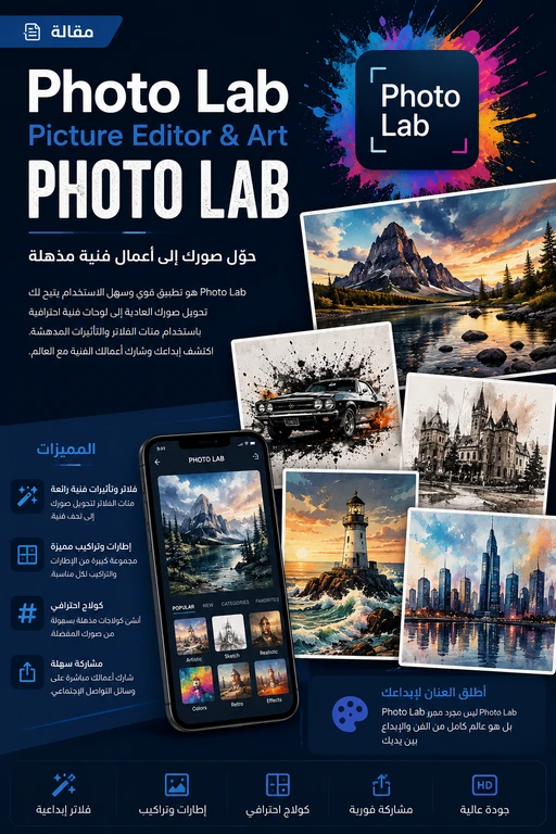 تحميل تطبيق فوتو لاب بريميوم Photo Lab PRO v3.13.100 للأندرويد