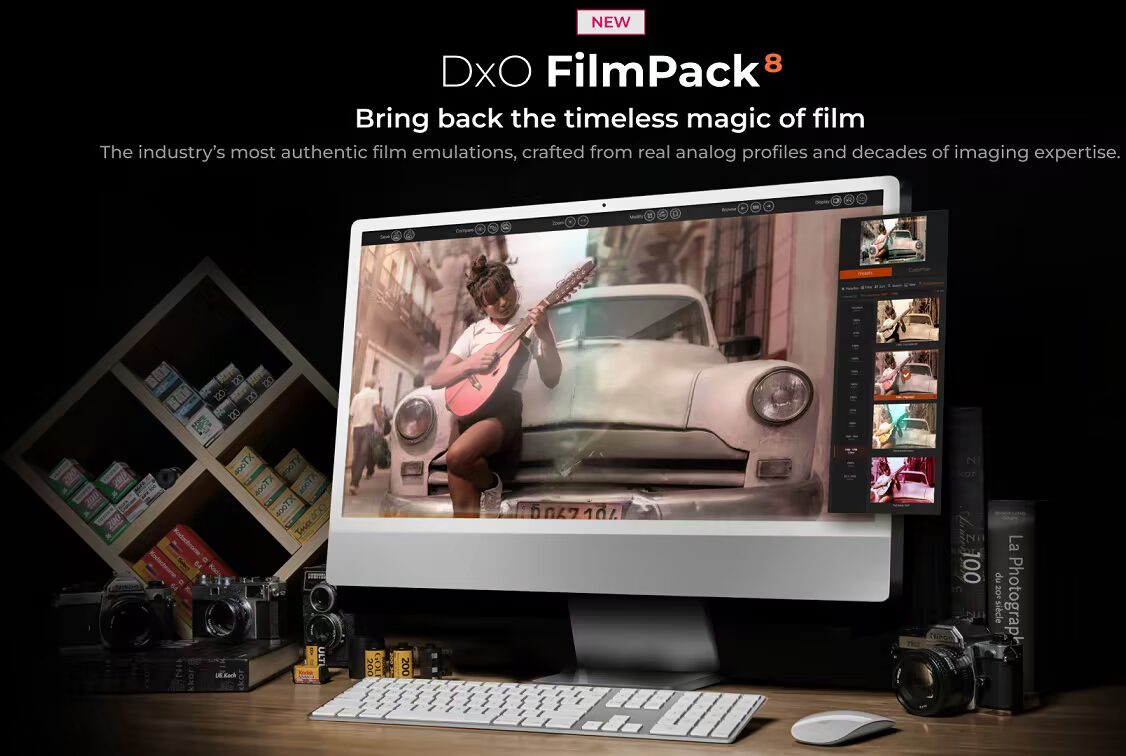 تحميل برنامج محاكاة الأفلام DxO FilmPack 8.6.0 macOS  للماك مجاناً