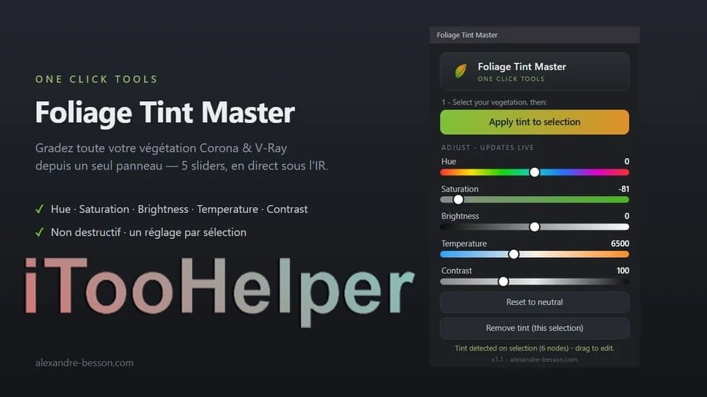 Foliage Tint Master For 3ds Max