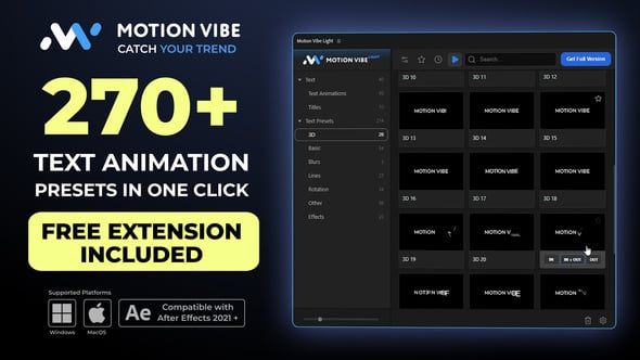 Videohive Text Animation Presets Pack | Free Extension for After Effects 63954606 1 Videohive Text Animation Presets Pack | Free Extension for After Effects 63954606