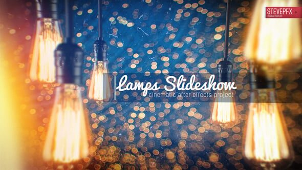 Videohive The Lighting Lamps Slideshow 22006645