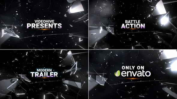 Videohive Shatter Glass Trailer // Cinematic Trailer - War trailer 52480400
