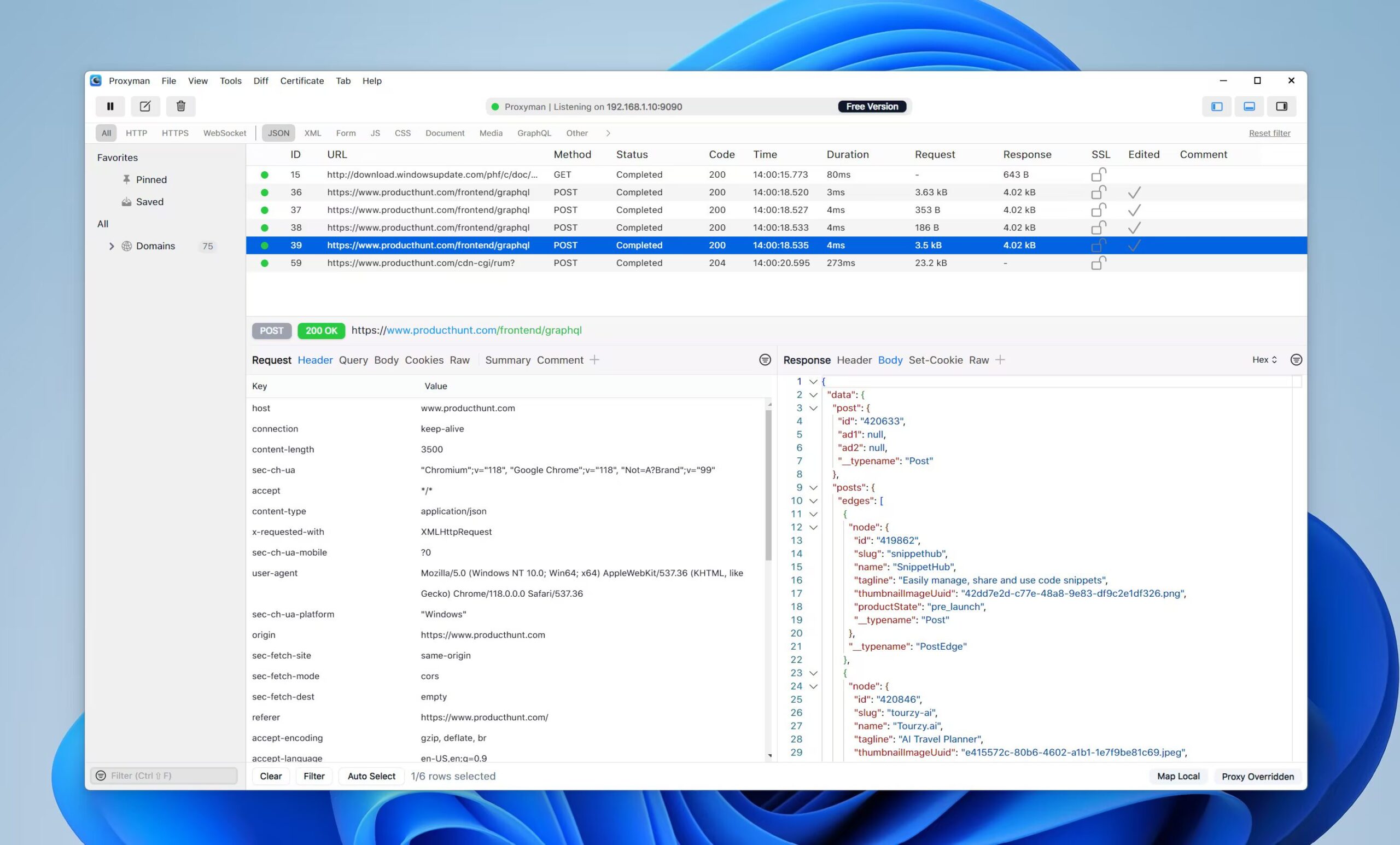 تحميل Proxyman 3.14.1 برنامج فحص وتحليل الشبكة  Windows كامل