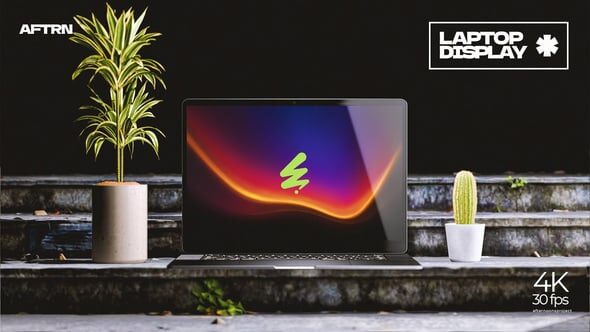 Videohive Laptop Mockup 63716104
