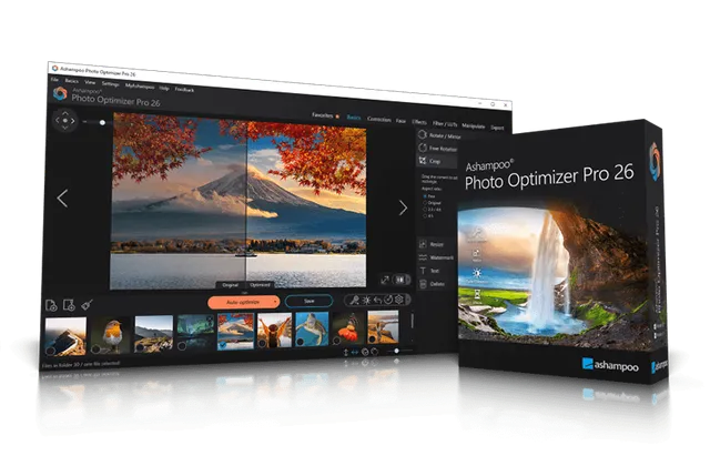 تحميل Ashampoo Photo Optimizer 26 برنامج تحسين الصور بنقرة واحدة  كامل