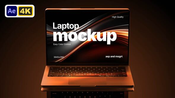 Videohive Laptop Mockup 63790661