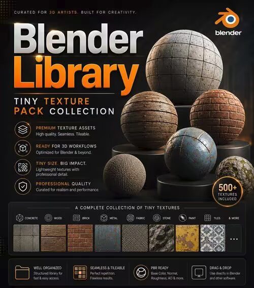 Patreon - Blender Library - Tiny Texture Pack Collection 1 Patreon - Blender Library - Tiny Texture Pack Collection