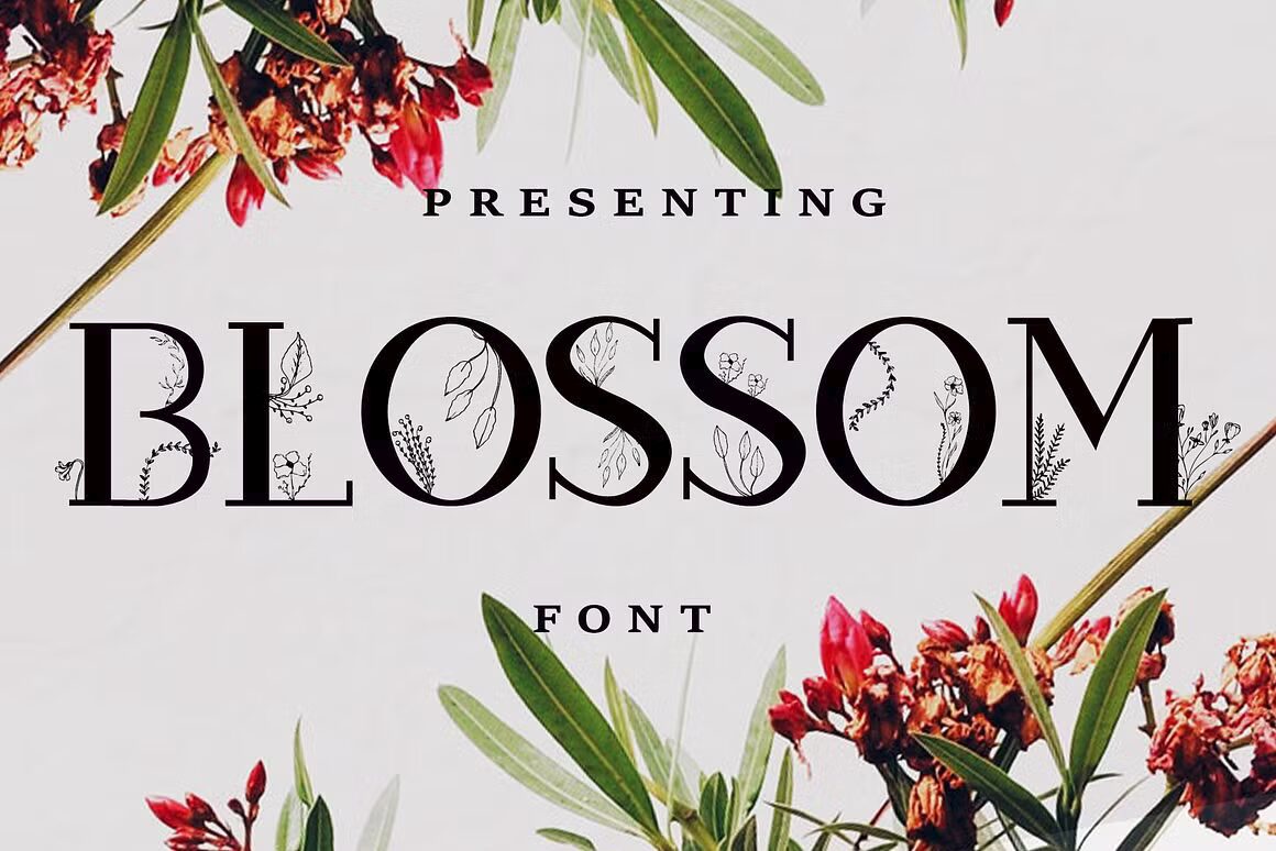 Blossom Font + EXTRAS