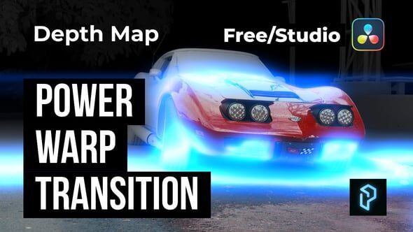 Videohive - Power Warp | Depth Map Transition for DaVinci Resolve - 63795353