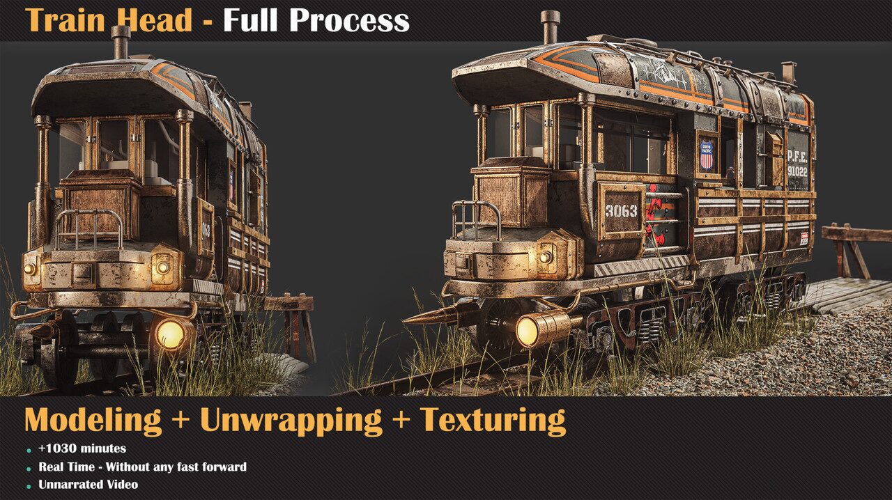 Artstation - Train Head - Full Tutorial 5 Artstation - Train Head - Full Tutorial