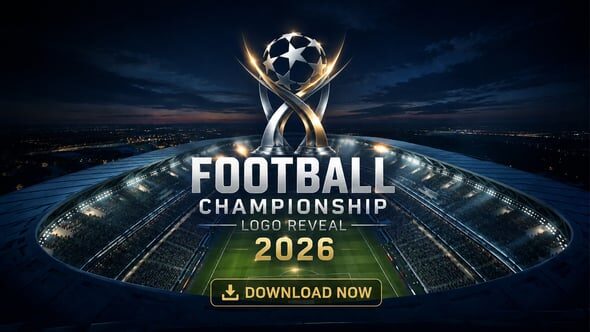 Videohive - Football Championship Logo Reveal - 63895968