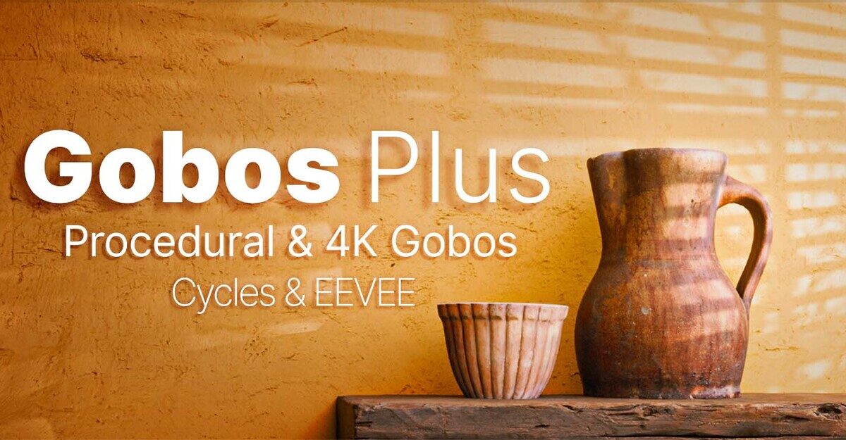 Blender - Gobos Plus - Procedural & 4K Gobos For Cycles + Eevee