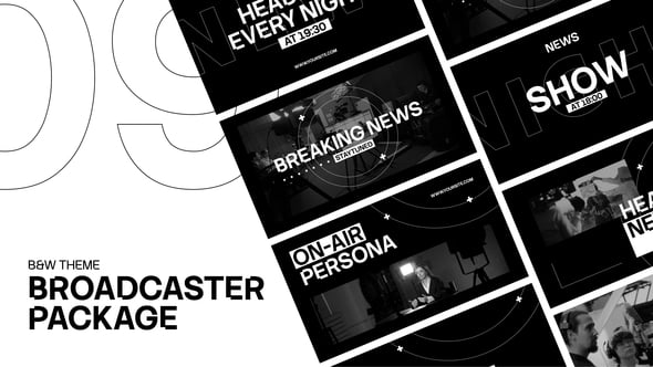 Videohive Broadcaster Package 64335575