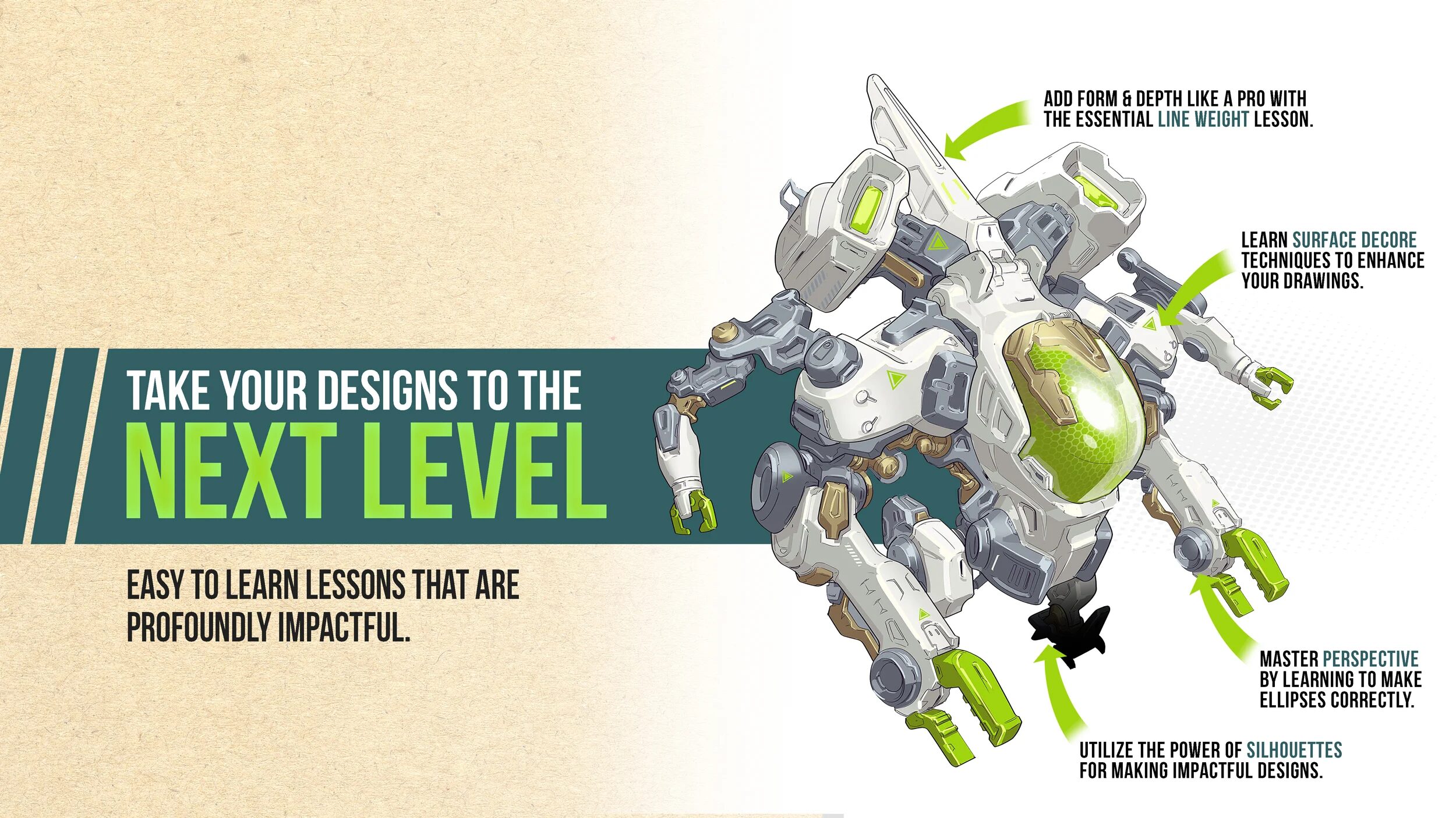 Gumroad - Learn to Draw Robots & Mecha - An Essential Course - Len Nicholas (toyagogo) 2026 5 Gumroad - Learn to Draw Robots & Mecha - An Essential Course - Len Nicholas (toyagogo)