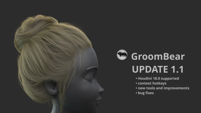 Groombear v1.2.62 (Houdini Plugin) 15 Groombear v1.2.62 (Houdini Plugin)