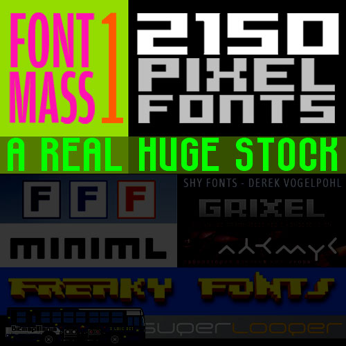 المكتبة الشاملة للخطوط الرجعية: مراجعة حزمة 2,150 Pixel Fonts لمصممي الويب والألعاب 1 المكتبة الشاملة للخطوط الرجعية: مراجعة حزمة 2,150 Pixel Fonts لمصممي الويب والألعاب