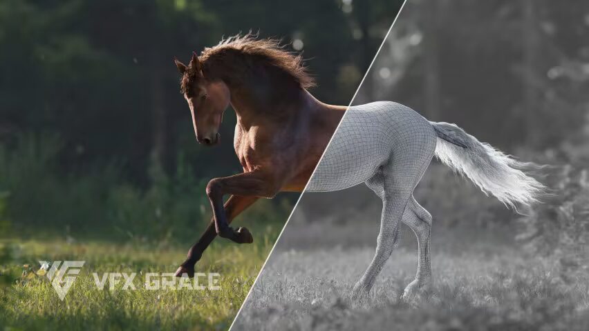 Brown Horse Animation | Brown horse Blender 3D Model | VFX Grace 1 Brown Horse Animation | Brown horse Blender 3D Model | VFX Grace