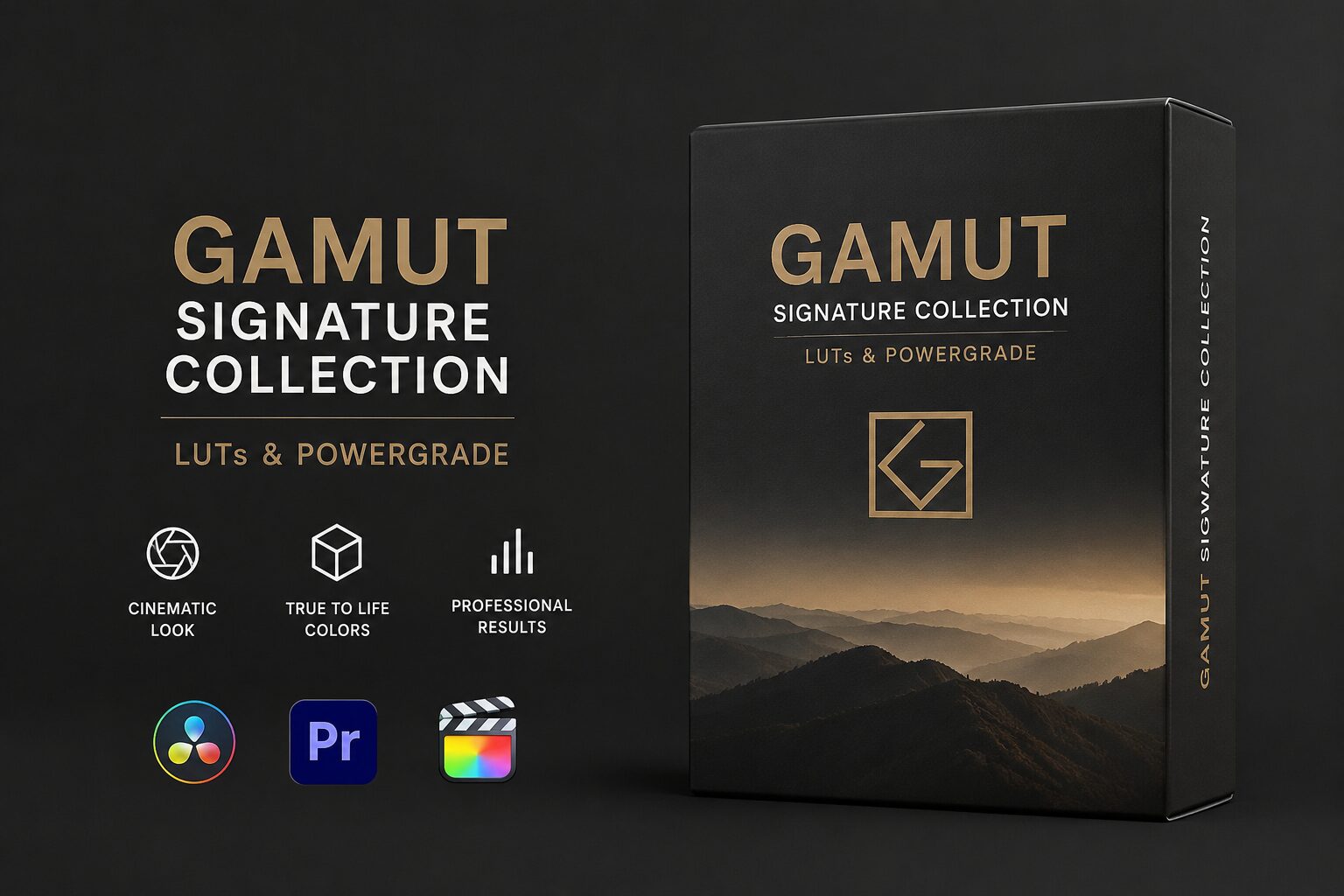 تحميل Gamut Signature Collection LUTs & PowerGrade – مجموعة LUTs وPowerGrade سينمائية احترافية