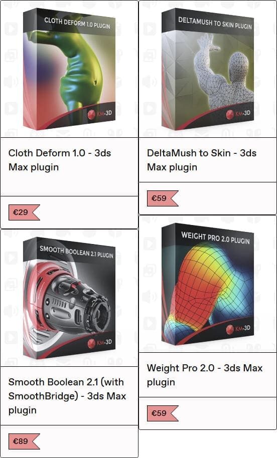 KM-3D Plugins upto 2027 For 3ds Max 11 KM-3D Plugins upto 2027 For 3ds Max