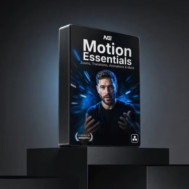 تحميل NeoEditFX Motion Essentials Pack – حزمة احترافية لإضافة الحركة في DaVinci Resolve