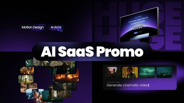 AI SaaS Promo - 64115283
