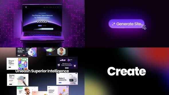 AI SaaS Promo — Website & App Presentation | After Effects Template 2026 1 AI SaaS Promo — Website & App Presentation | After Effects Template