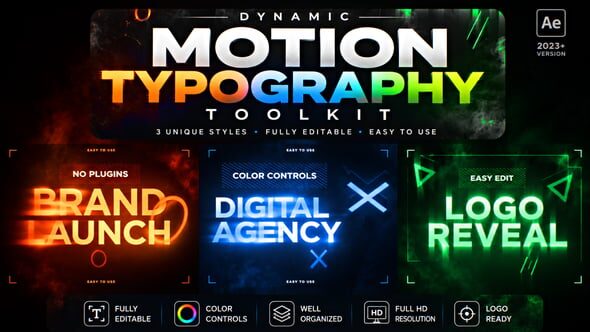 Dynamic Motion Typography Toolkit 64071050