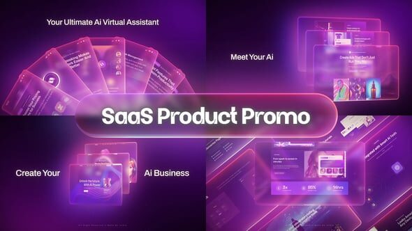 Ai SaaS Product Promo - 64116175