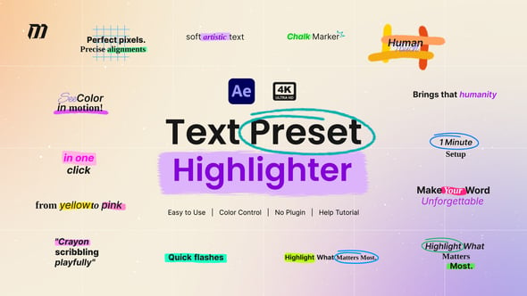 Text Preset Highlighter - 64110894