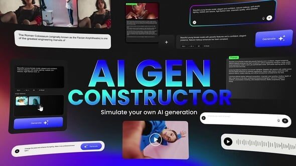 Videohive AI Gen Constructor 64174821 - Project for After Effects