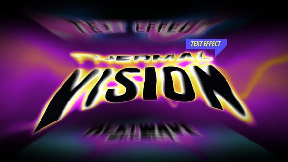 Videohive Thermal Heat Text Effects 64174912 - Project for After Effects