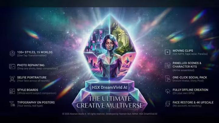 تحميل HSX DreamVivid AI: دليل شامل لأقوى أدوات توليد الصور بالذكاء الاصطناعي