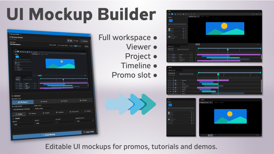 Aescripts UI Mockup Builder v1.0.0