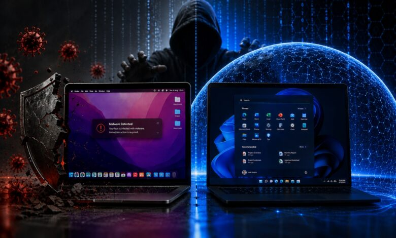 أسطورة الأمان تتداعى.. نظام macOS أكثر تعرضًا للتهديدات السيبرانية من ويندوز 9 أسطورة الأمان تتداعى.. نظام macOS أكثر تعرضًا للتهديدات السيبرانية من ويندوز