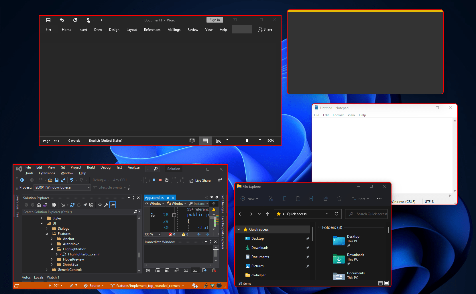 تحميل برنامج WindowTop Pro 5.32.6 Multilingual لإدارة وتخصيص نوافذ الويندوز 6 مسودة تلقائية