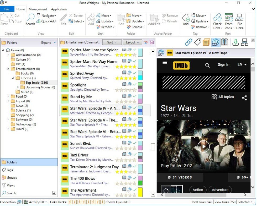 تحميل Rons WebLynx Pro 2026.8.1.1007 – أفضل برنامج لإدارة وتنظيم المفضلة والروابط على ويندوز 5 تحميل Rons WebLynx Pro 2026.8.1.1007 – أفضل برنامج لإدارة وتنظيم المفضلة والروابط على ويندوز