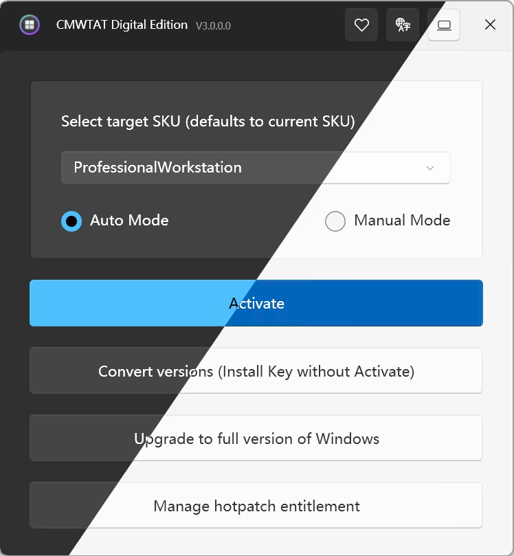 تحميل أداة CMWTAT Activation Toolkit v3.0.0 لتنشيط الويندوز بالترخيص الرقمي 13 تحميل أداة CMWTAT Activation Toolkit v3.0.0 لتنشيط الويندوز بالترخيص الرقمي