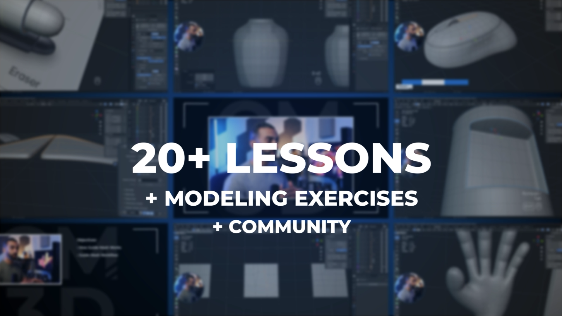 OM3D – Blender 3D Modeling and Topology Masterclass