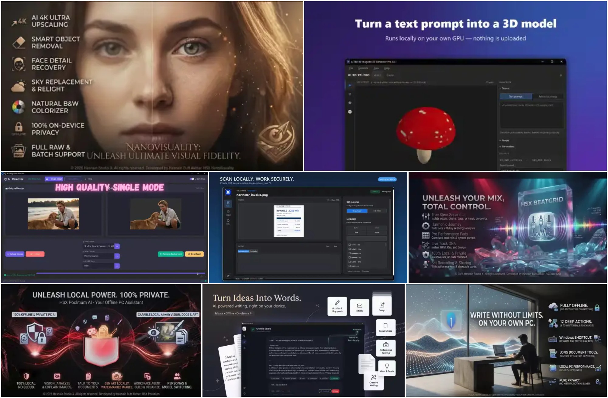 أفضل برامج الذكاء الاصطناعي التي تعمل بدون إنترنت –  أدوات AI محلية للويندوز