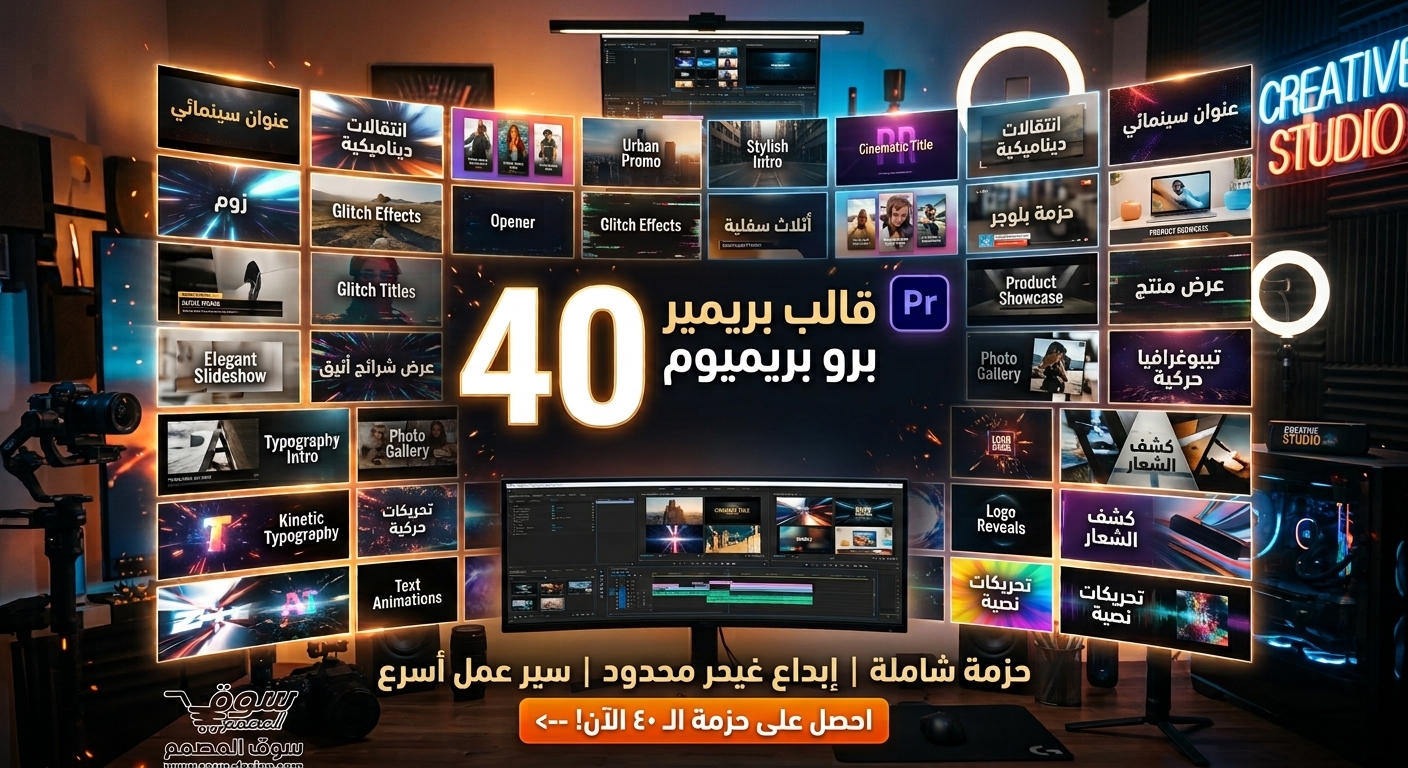 40 قالب بريمير برو في تجميعة واحدة! | VideoHive Collection 6 – كن جاهزًا لأي مشروع 27/09/2026 2 40 قالب بريمير برو في تجميعة واحدة! | VideoHive Collection 6 – كن جاهزًا لأي مشروع 27/09/2026